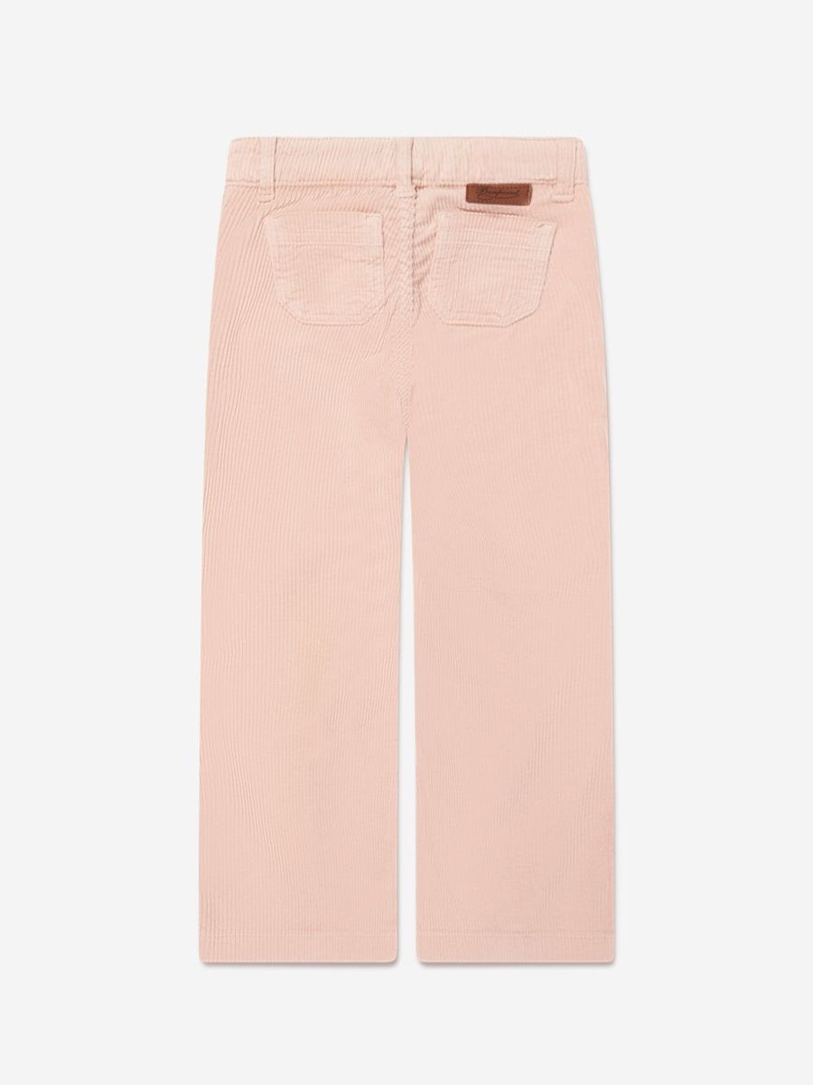 Girls Bonpoint Trousers | Girls Junon Wide Leg Trousers In Pink