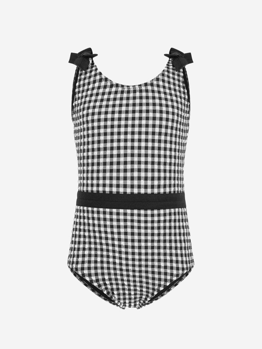 Teen Nessi Byrd Swimwear | Girls Swimsuit - Gingham Swimsuit