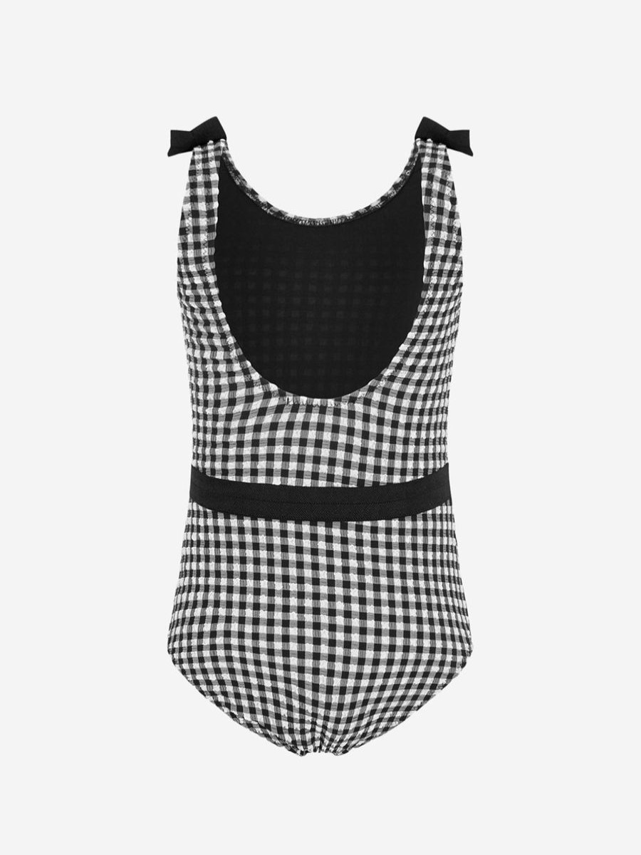 Teen Nessi Byrd Swimwear | Girls Swimsuit - Gingham Swimsuit