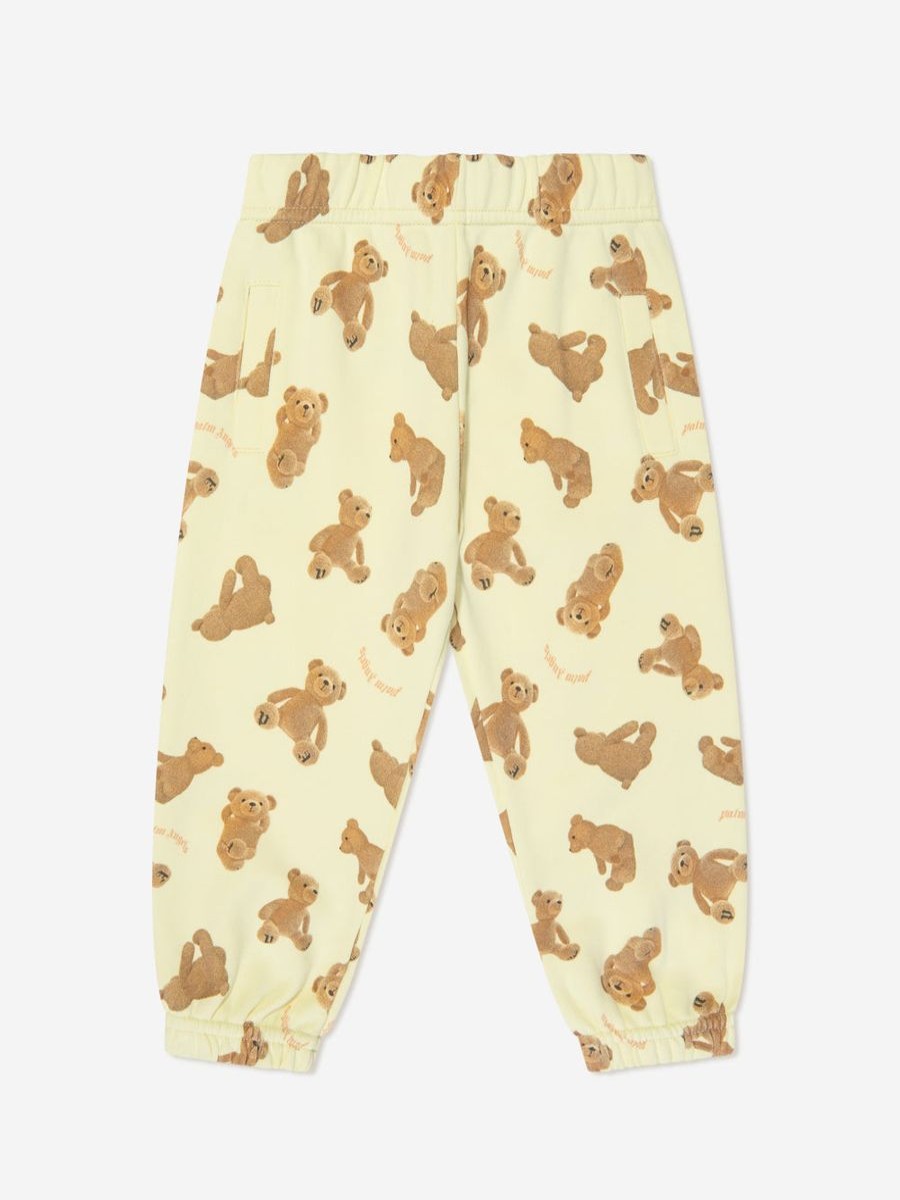 Baby Palm Angels Sweatpants | Baby Aop Pa Bears Joggers In Yellow