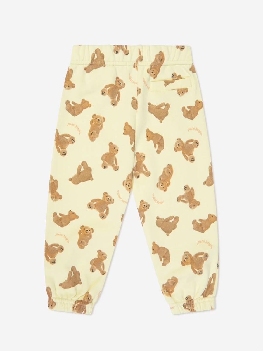 Baby Palm Angels Sweatpants | Baby Aop Pa Bears Joggers In Yellow