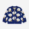 Girls The Bonnie Mob Jumpers & Cardigans | Kids Cloud Cardigan In Blue