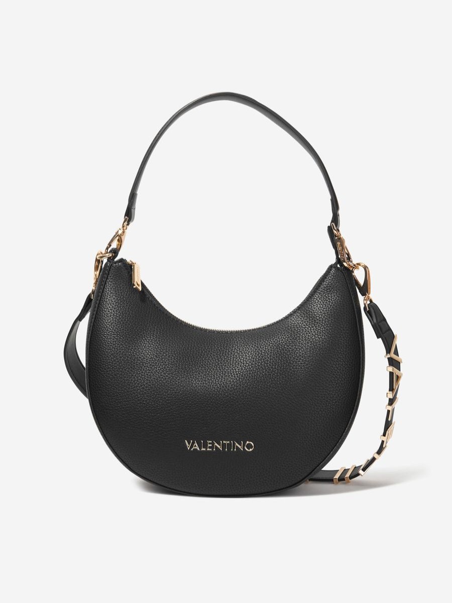 Girls Valentino Bags & Backpacks | Girls Alexia Shoulder Bag In Black (45.9Cm)