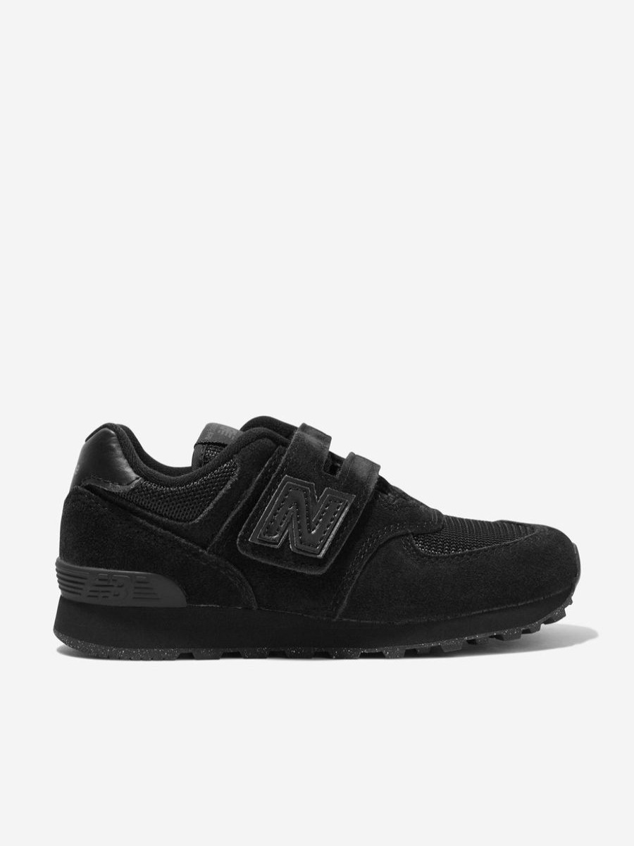 Girls New Balance Sneakers | Kids 574 Trainers In Black