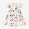 Baby Monnalisa Dresses | Baby Girls Bird Box Garden Dress In White