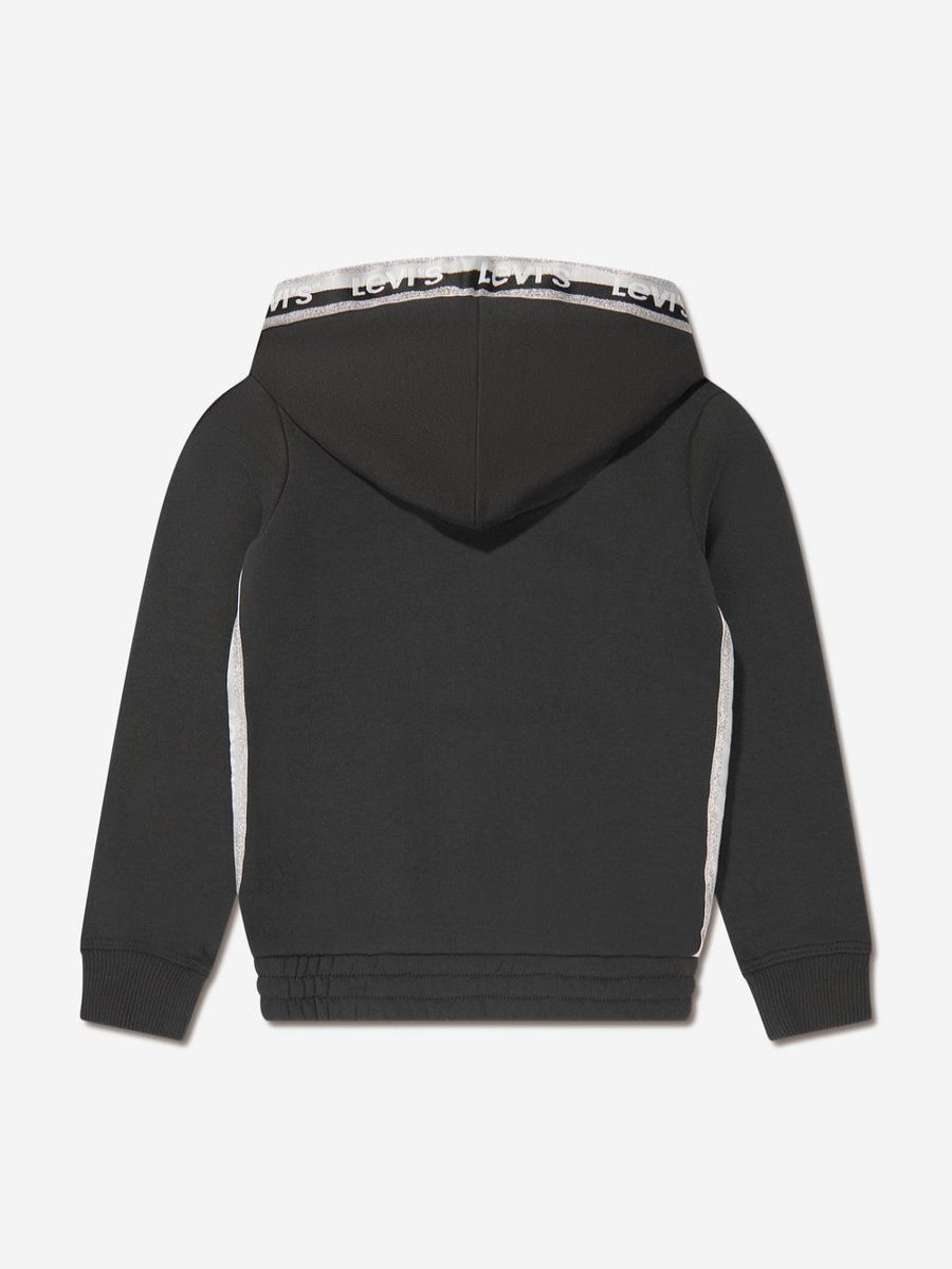 Girls Levi's Kids Wear Sweatshirts & Hoodies | Girls Meet And Greet Taping Hoodie In Black