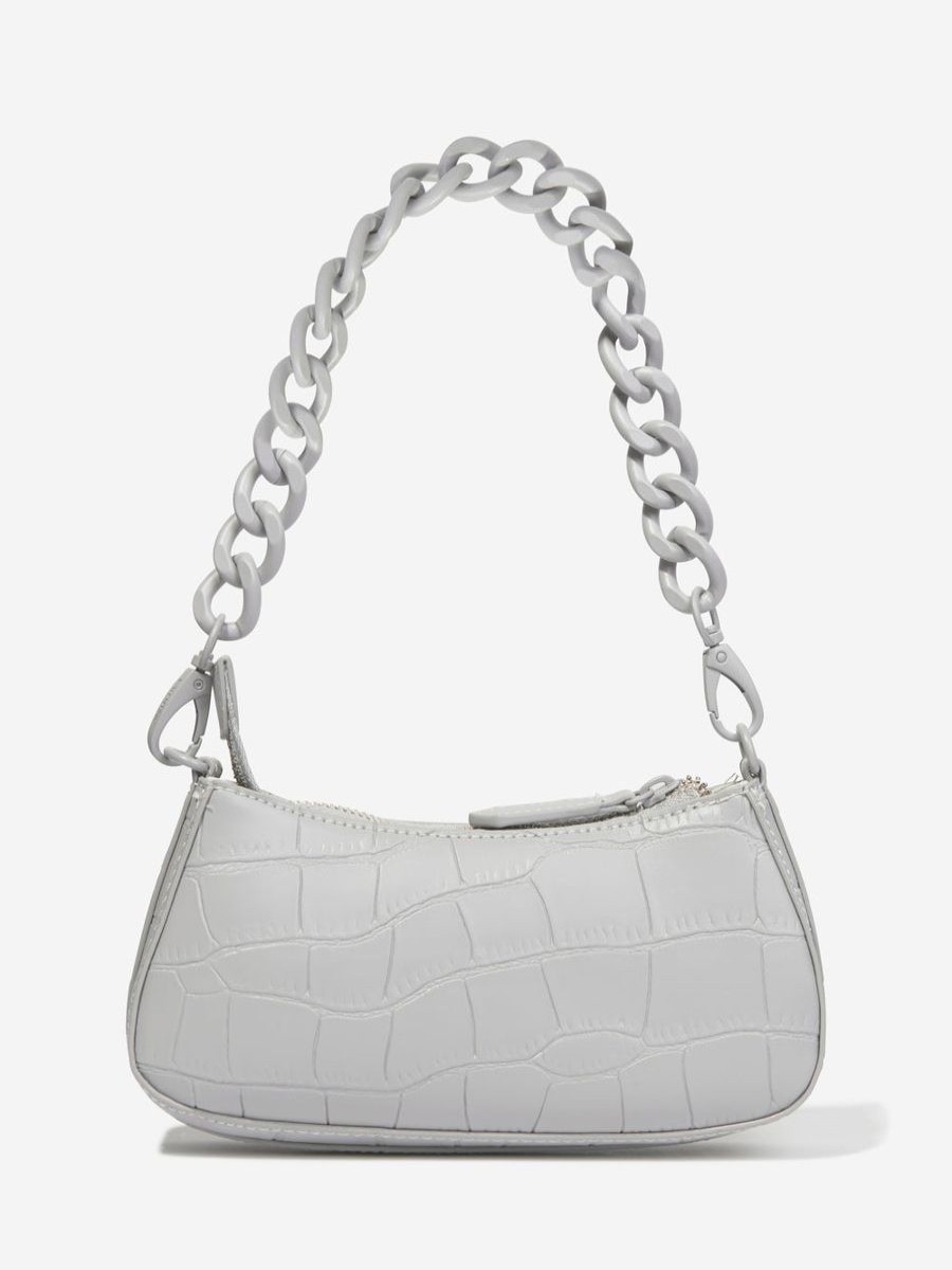 Girls Valentino Bags & Backpacks | Girls Surrey Shoulder Bag In Grey (31.9Cm)