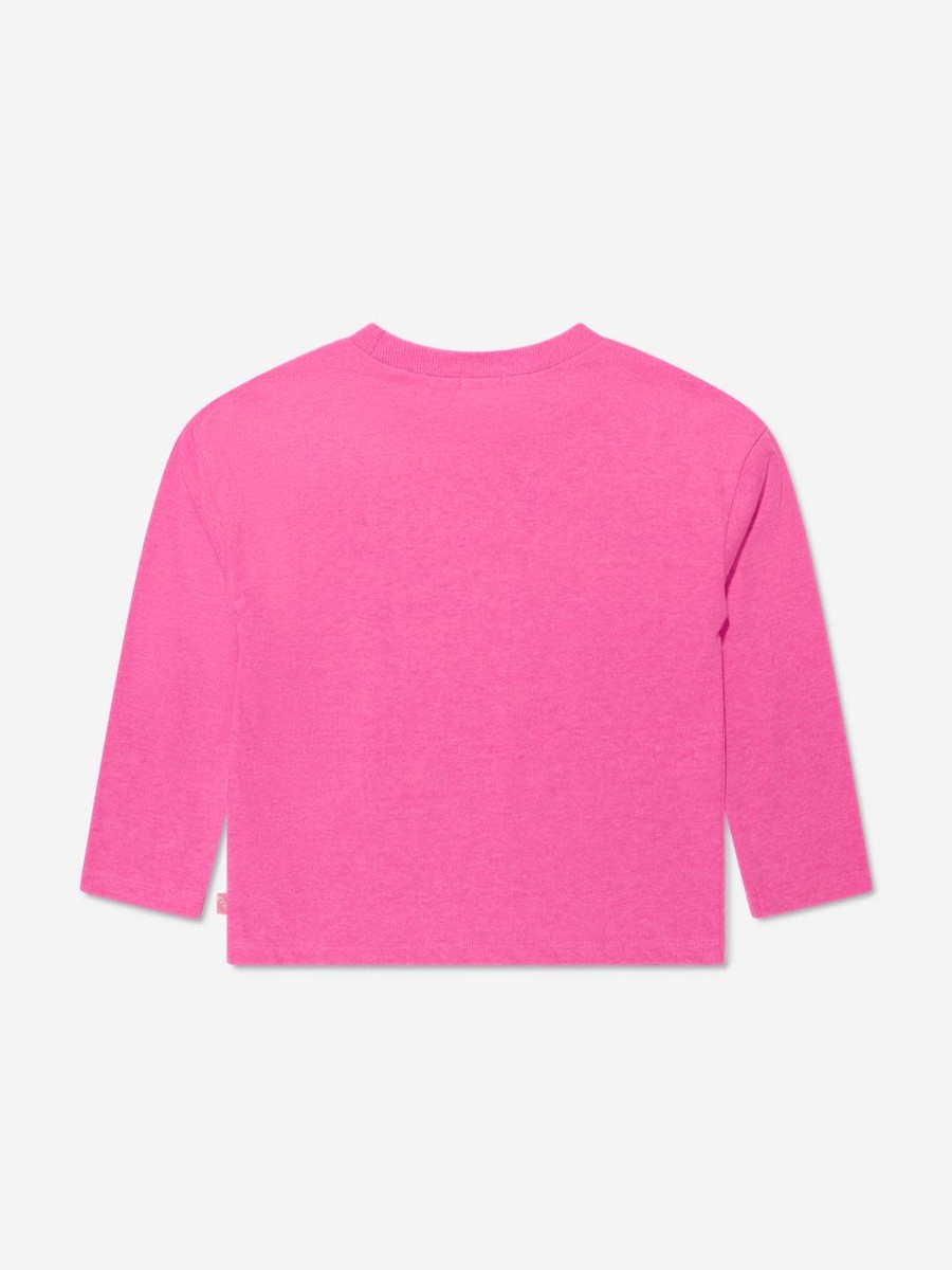 Teen Billieblush Sweatshirts & Hoodies | Girls Long Sleeve T-Shirt In Pink