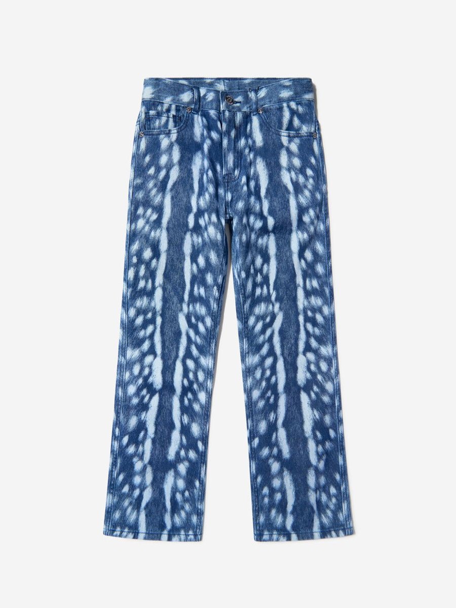 Girls Burberry Kids Trousers | Girls Cotton Deer Print Woven Trousers