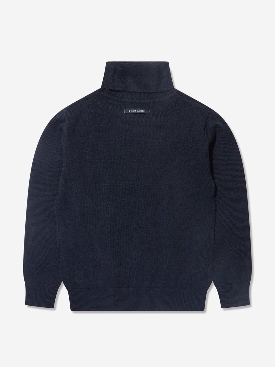 Teen Trussardi Sweatshirts & Hoodies | Boys Kurah Sweater In Navy