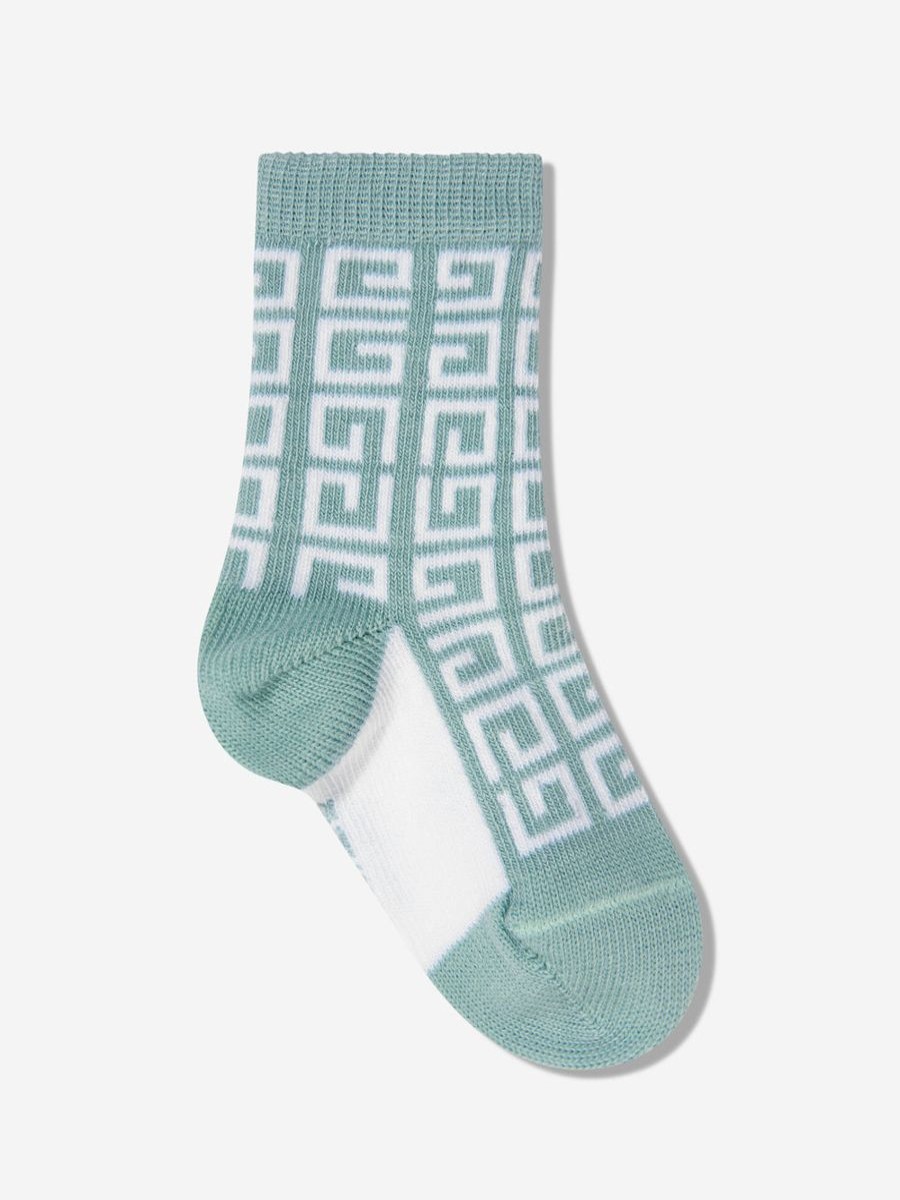 Baby Givenchy Socks & Tights | Baby Boys 2 Pack Socks Set In White