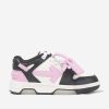 Girls Off-White Sneakers | Girls Leather Out Of Office Trainers In Black