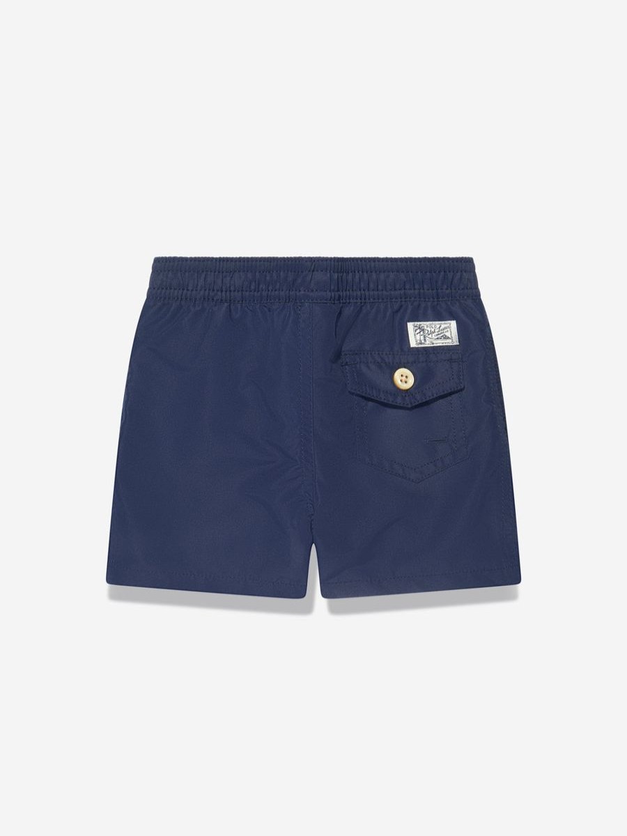 Baby Ralph Lauren Kids Swimwear | Baby Boys Logo Swim Shorts In Navy