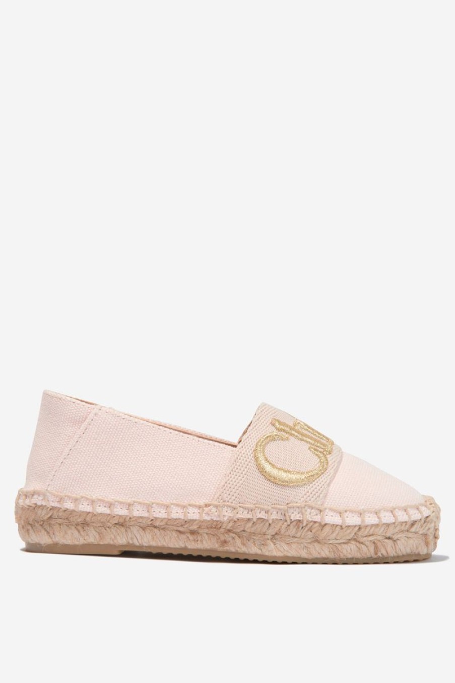 Teen Chloé Footwear | Chloe - Girls Cotton Canvas Espadrilles | Childsplay Clothing