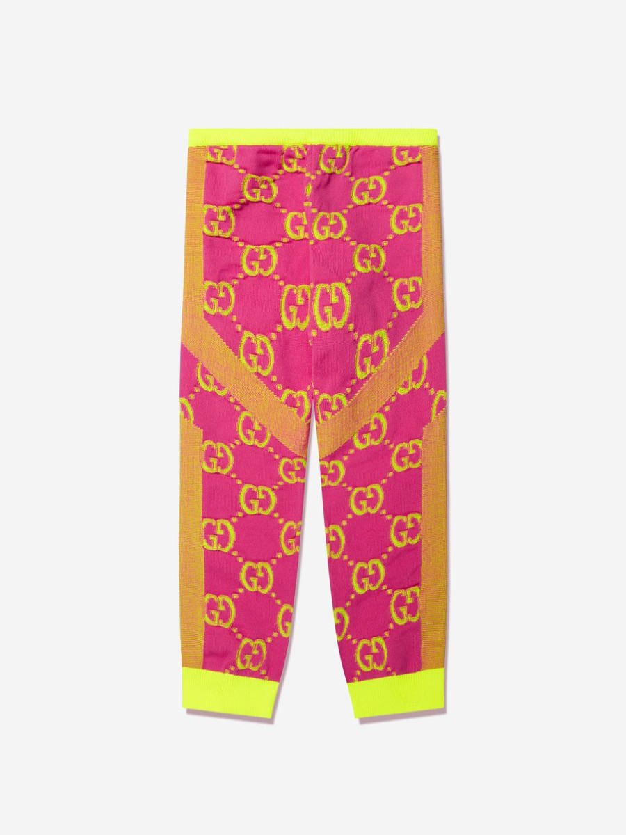 Girls Gucci Kids Leggings | Girls Gg Cycling Leggings In Pink