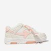 Girls Off-White Sneakers | Girls Leather Out Of Office Trainers In White