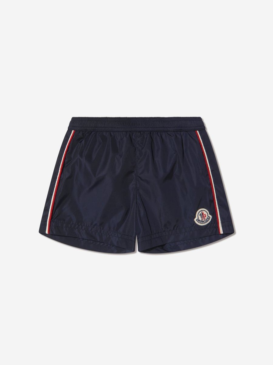 Baby Moncler Enfant Swimwear | Baby Boys Logo Swim Shorts In Navy