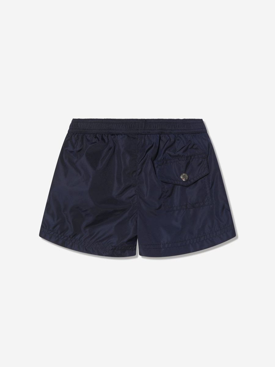 Baby Moncler Enfant Swimwear | Baby Boys Logo Swim Shorts In Navy