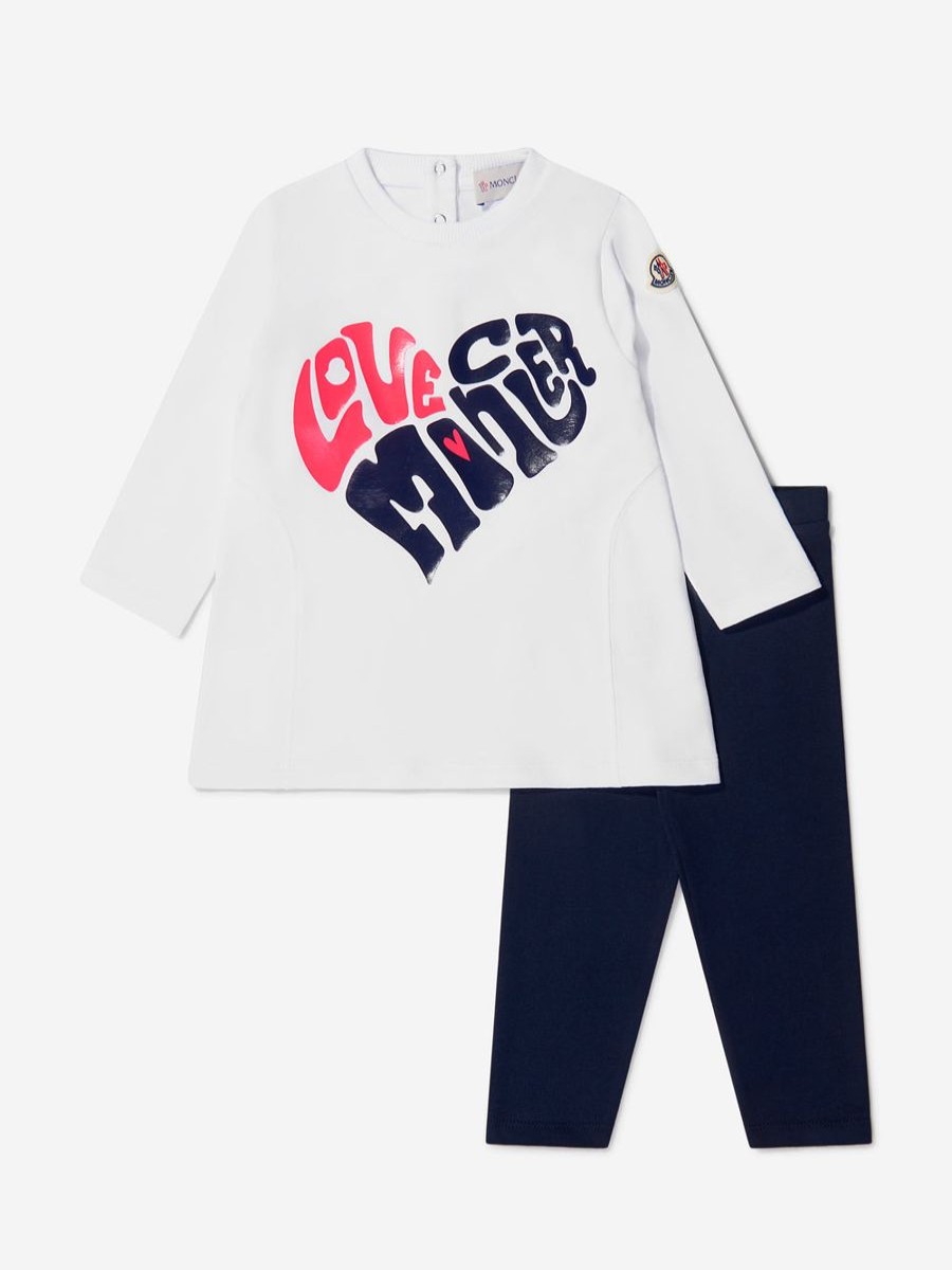 Girls Moncler Enfant Tracksuits | Baby Girls Logo Print Tracksuit