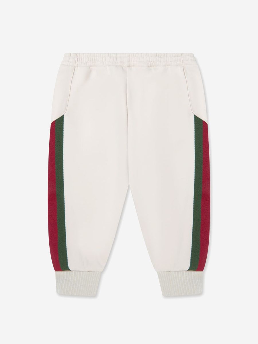 Baby Gucci Kids Sweatpants | Baby Boys Joggers In Ivory