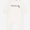 Baby Moncler Enfant Babygrows & Rompers | Baby Logo Romper In White