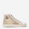 Girls Moncler Enfant Sneakers | Unisex Leather Anyse Ii High Top Trainers