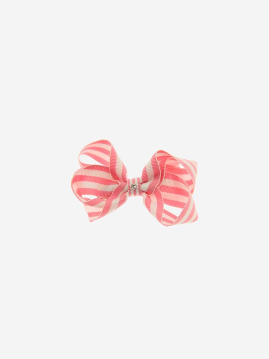 Teen Dotty Daydreams Accessories | Girls Stripe Bow Hairclip