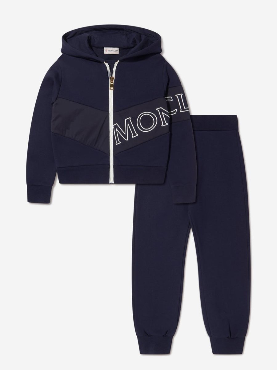 Girls Moncler Enfant Tracksuits | Girls Logo Tracksuit In Navy