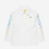 Teen Off-White Shirts | Boys Arrow Rainbow Shirt In White