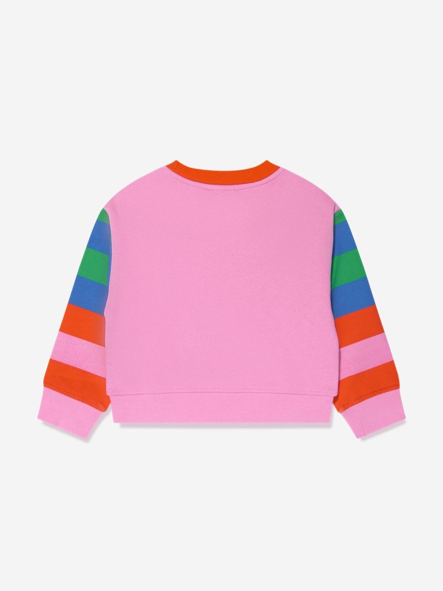 Girls Stella McCartney Kids Sweatshirts & Hoodies | Girls Logo Sweatshirt In Pink