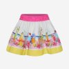 Girls Monnalisa Skirts | Girls Skirt - Summer Party Cotton Skirt