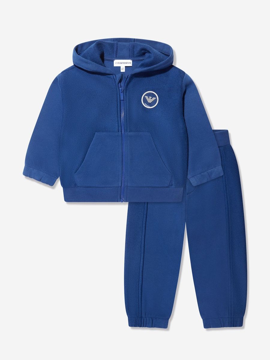 Baby Emporio Armani Tracksuits | Baby Boys Logo Tracksuit In Blue