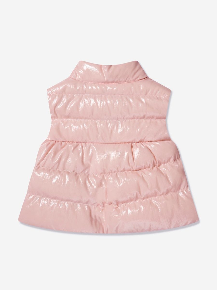 Baby Moncler Enfant Coats & Jackets | Baby Girls Down Padded Hiva Gilet In Pink