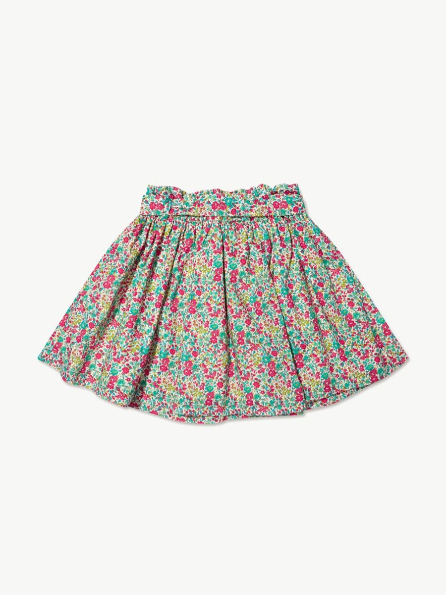 Teen Bonpoint Sweatshirts & Hoodies | Bonpoint - Girls Floral Tuie Skirt In Mint | Childsplay Clothing