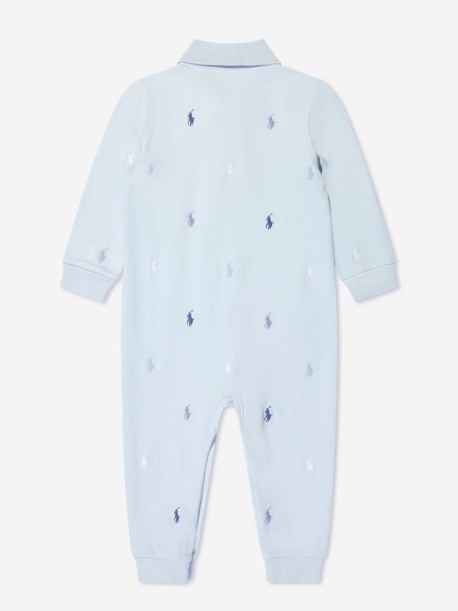 Baby Ralph Lauren Kids Babygrows & Rompers | Baby Boys Long Sleeve Romper