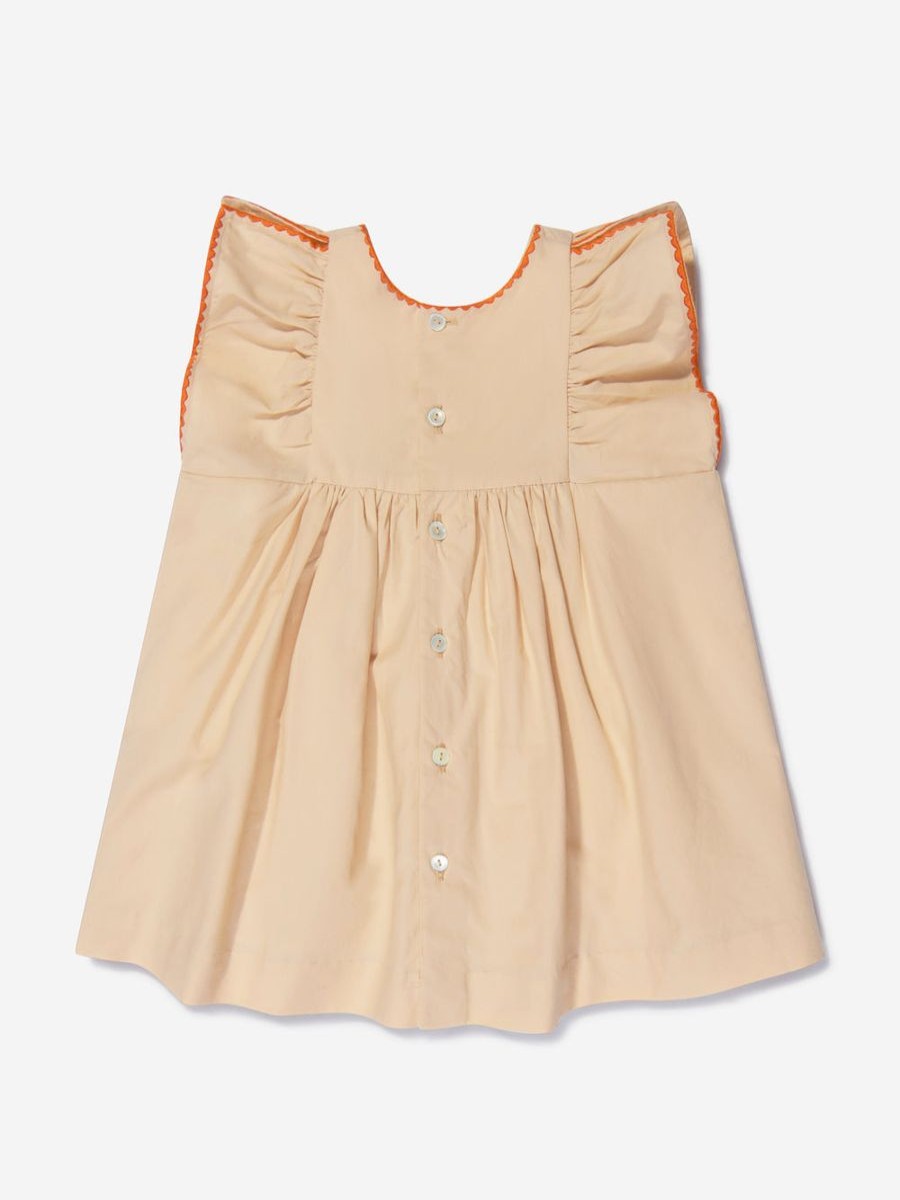 Baby Bonpoint Dresses | Baby Girls Cotton Embroidered Dress