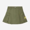 Teen Off-White Shorts | Girls Ow Script Cargo Skirt In Green