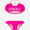 Teen Versace Swimwear | Girls Logo Bikini In Pink