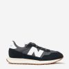 Girls New Balance Sneakers | New Balance - Kids 237 Lace Up Logo Trainers In Black | Childsplay Clothing