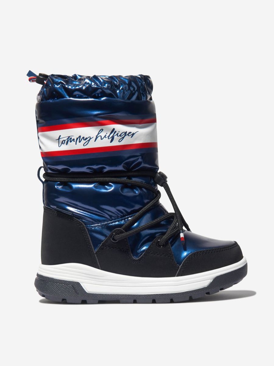 Teen Tommy Hilfiger Footwear | Tommy Hilfiger - Girls Snow Boots | Childsplay Clothing