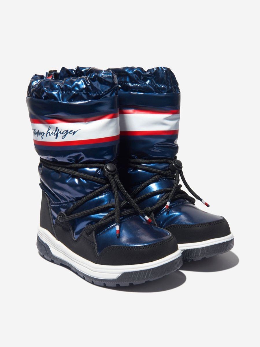 Teen Tommy Hilfiger Footwear | Tommy Hilfiger - Girls Snow Boots | Childsplay Clothing