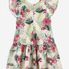 Teen Monnalisa Dresses | Girls Jungle Dress In Multicolour