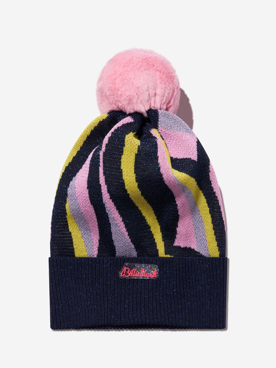 Teen Billieblush Accessories | Girls Glittery Bobble Hat In Lilac