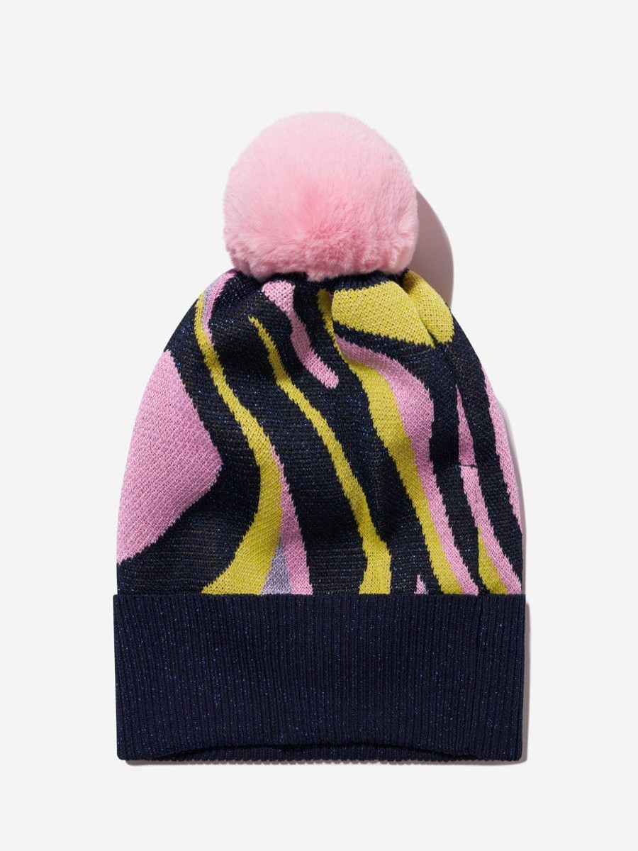 Teen Billieblush Accessories | Girls Glittery Bobble Hat In Lilac