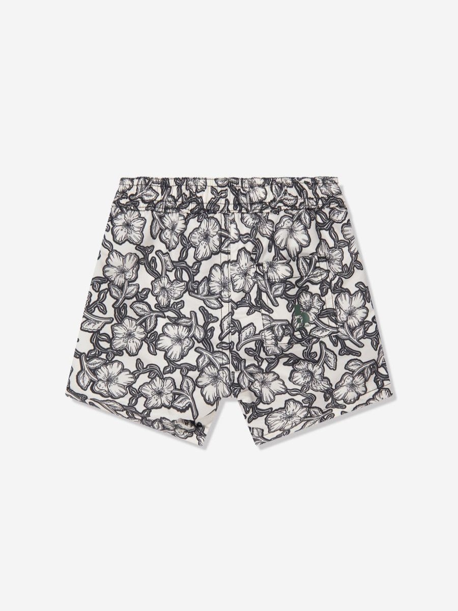 Baby Bonpoint Swimwear | Baby Boys Floral Swim Shorts In Black