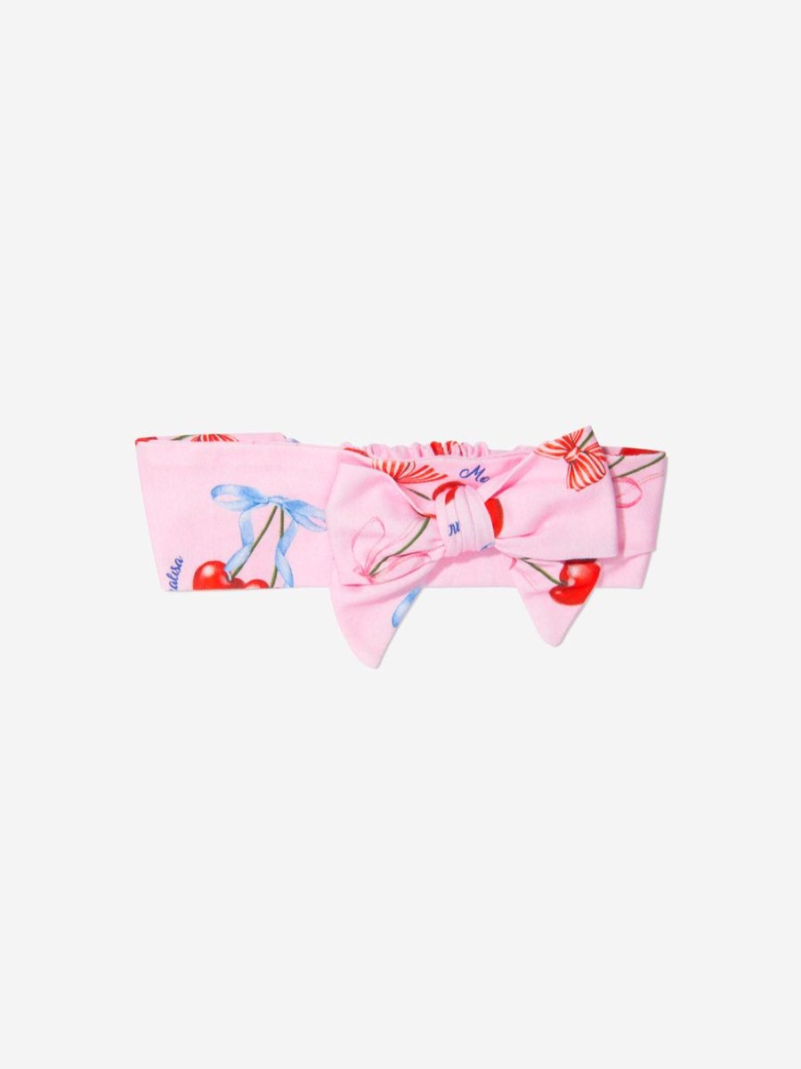 Teen Monnalisa Accessories | Girls Cotton Cherry Print Headband