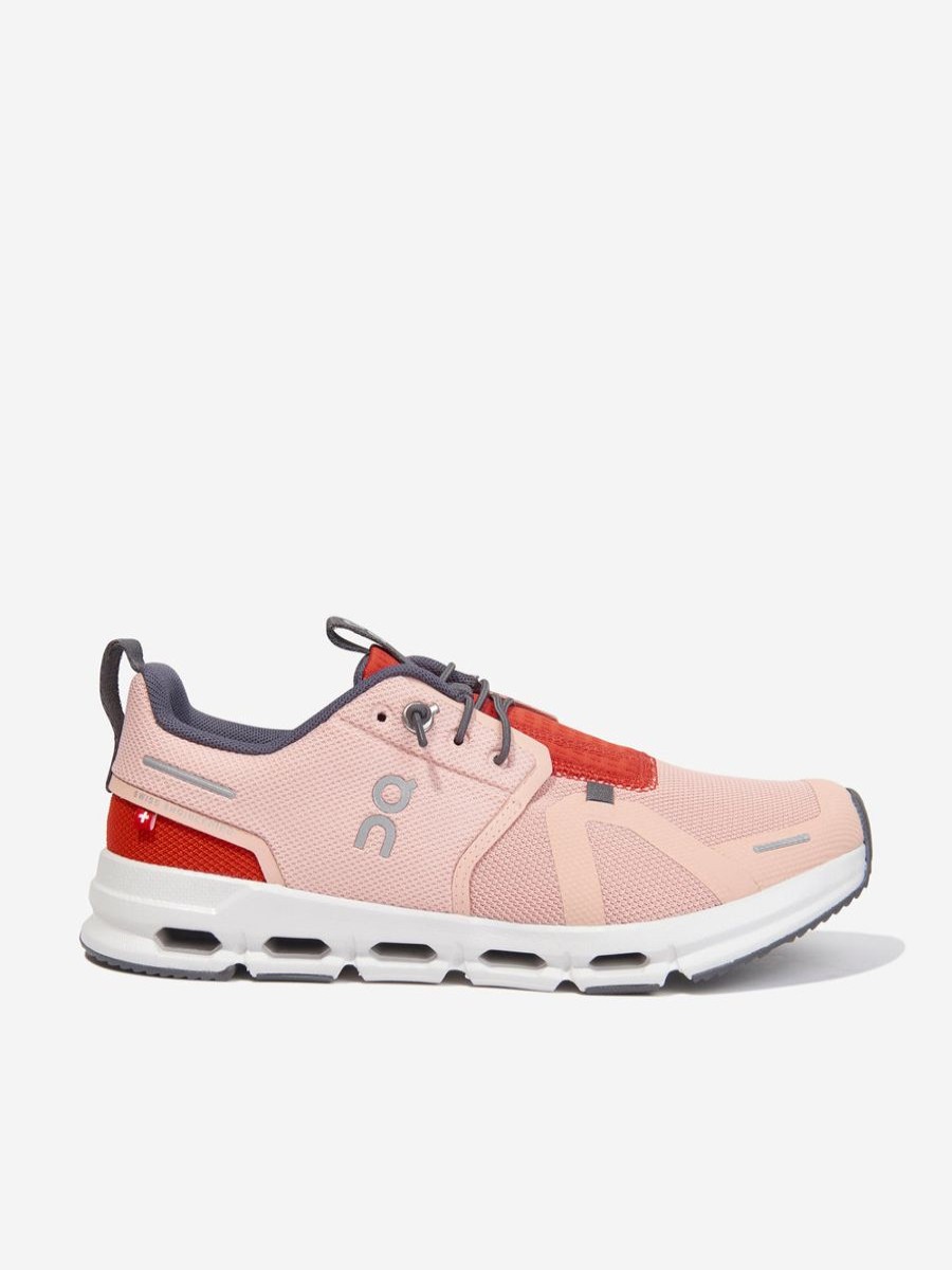 Girls On Running Sneakers | Kids Cloud Sky Trainers In Pink