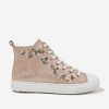 Girls Pom D'Api Sneakers | Girls Swag Brodi High Top Trainers In Gold