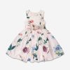 Teen iAMe Dresses | Iame - Girls Floral Printed A Line Dress In Pink | Childsplay Clothing