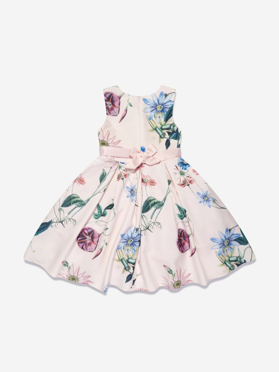 Teen iAMe Dresses | Iame - Girls Floral Printed A Line Dress In Pink | Childsplay Clothing